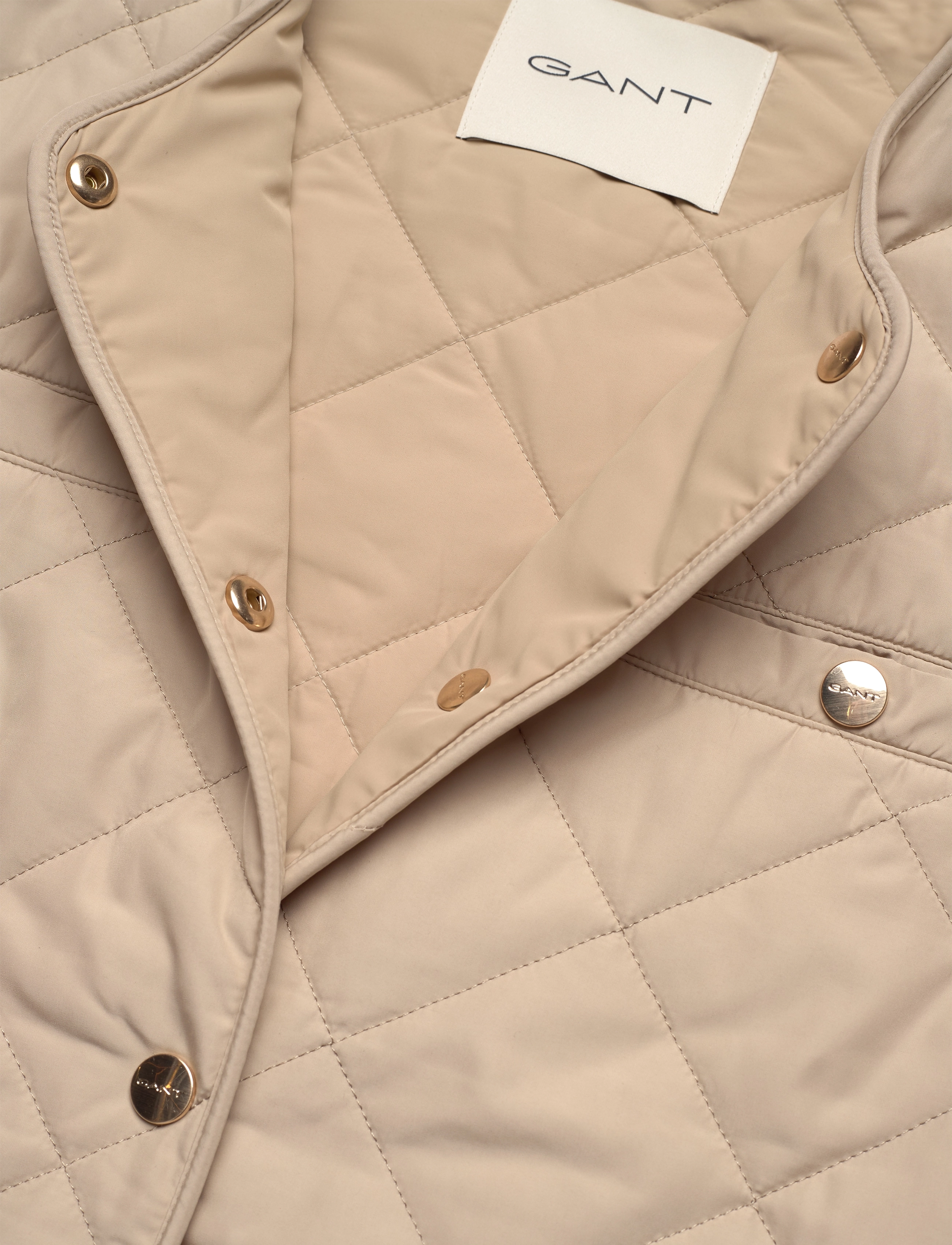 Gant - QUILTED JACKET - dry sand - 3