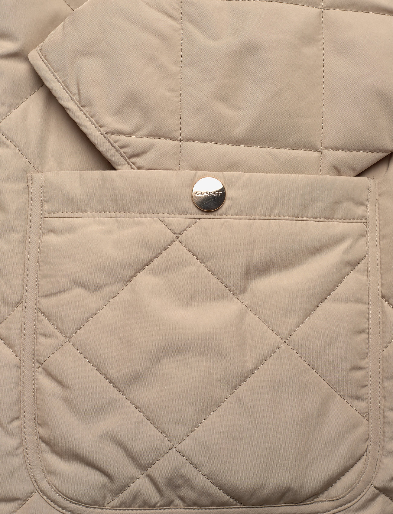 GANT - QUILTED JACKET - dry sand - 4