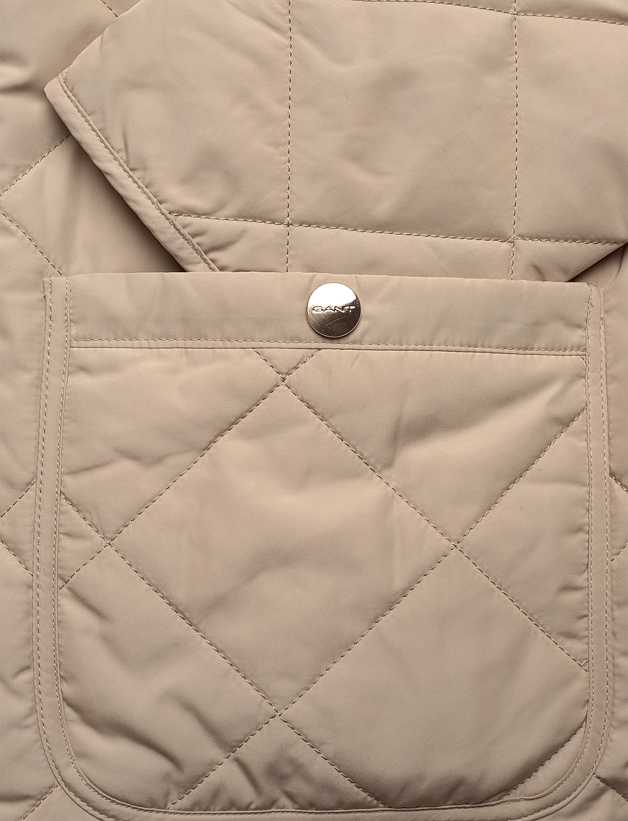 Gant - QUILTED JACKET - dry sand - 4
