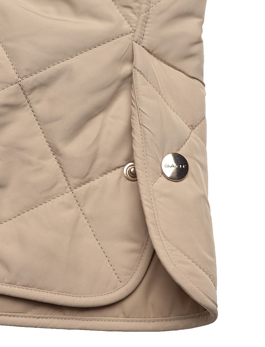 Gant - QUILTED JACKET - dry sand - 5