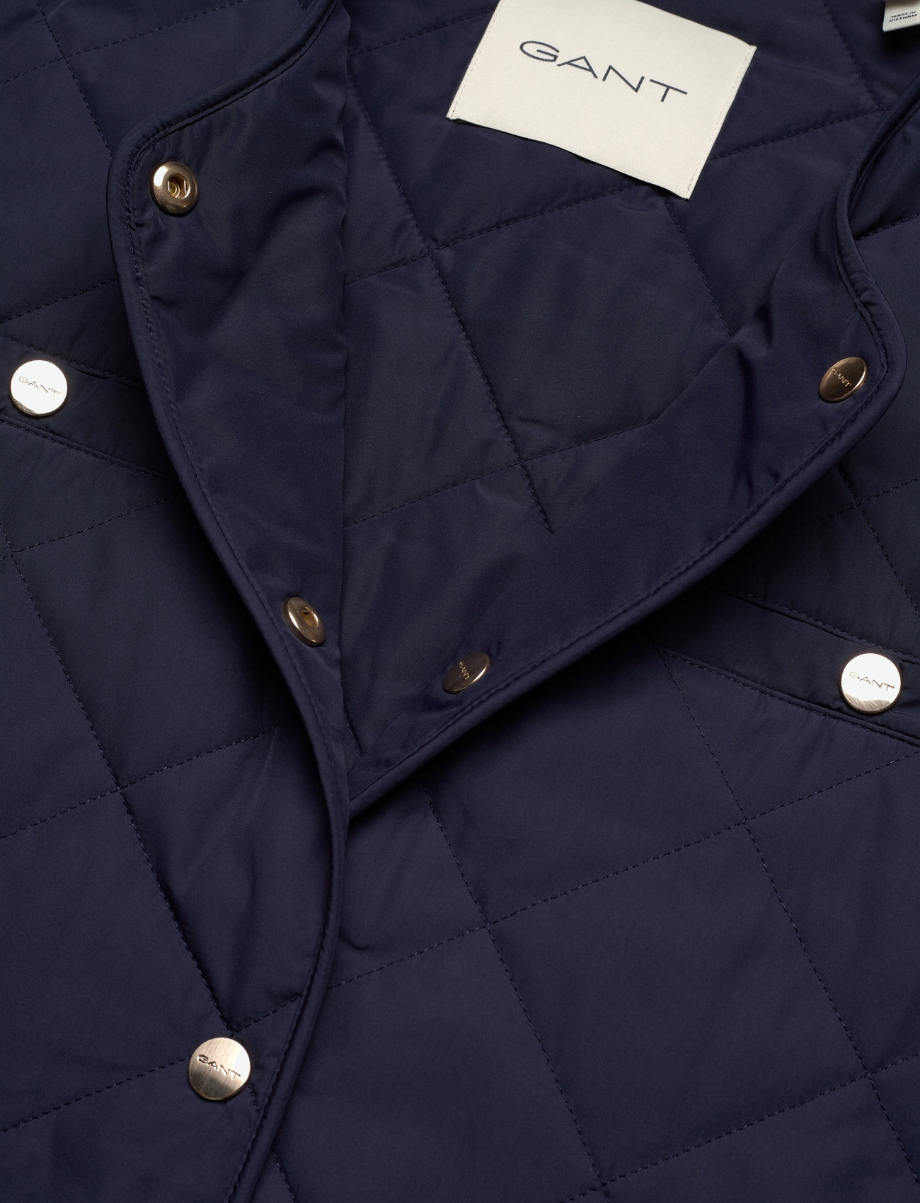Gant - QUILTED JACKET - evening blue - 3