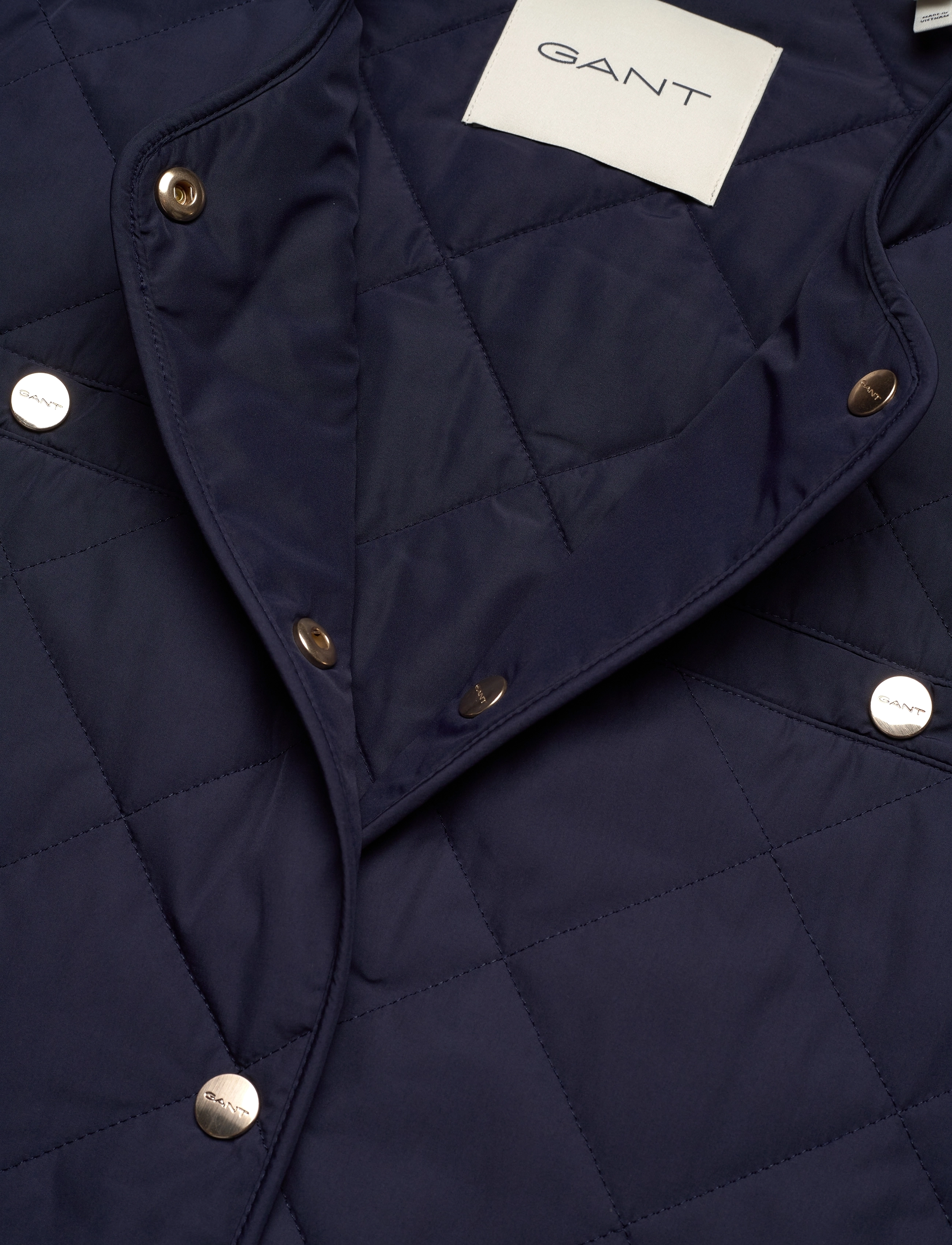 Gant - QUILTED JACKET - frühlingsjacken - evening blue - 3