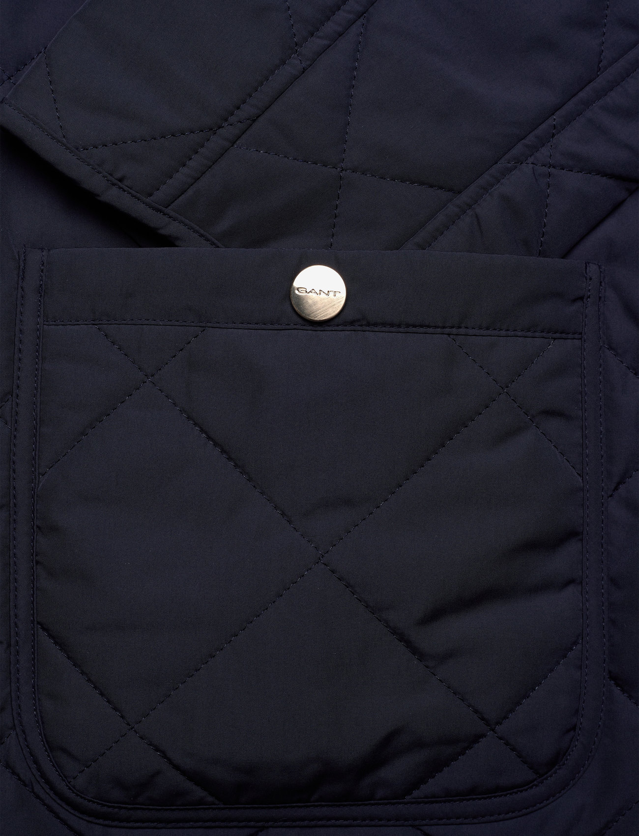 Gant - QUILTED JACKET - evening blue - 4