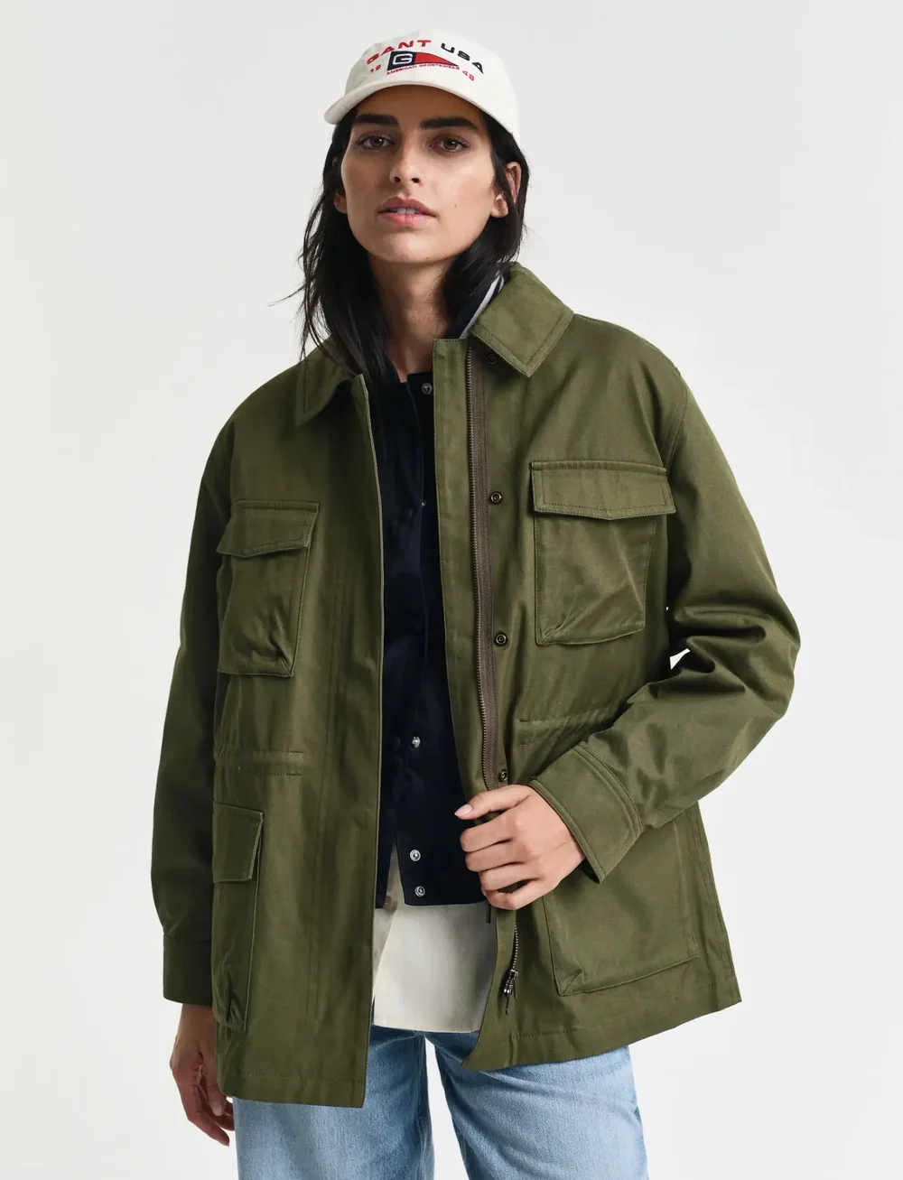 GANT - FIELD JACKET - efterårsjakker - juniper green - 0