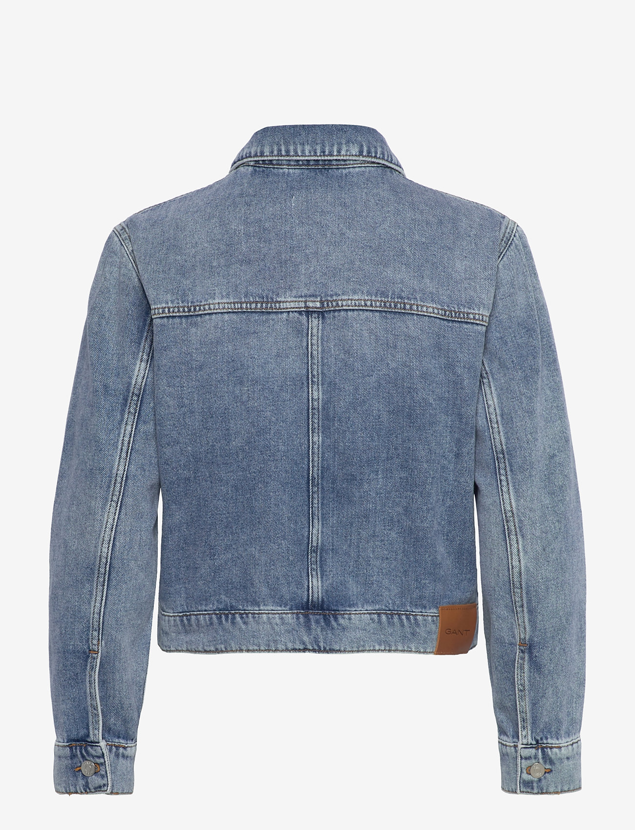 GANT - DENIM JACKET - frühlingsjacken - mid blue broken in - 2