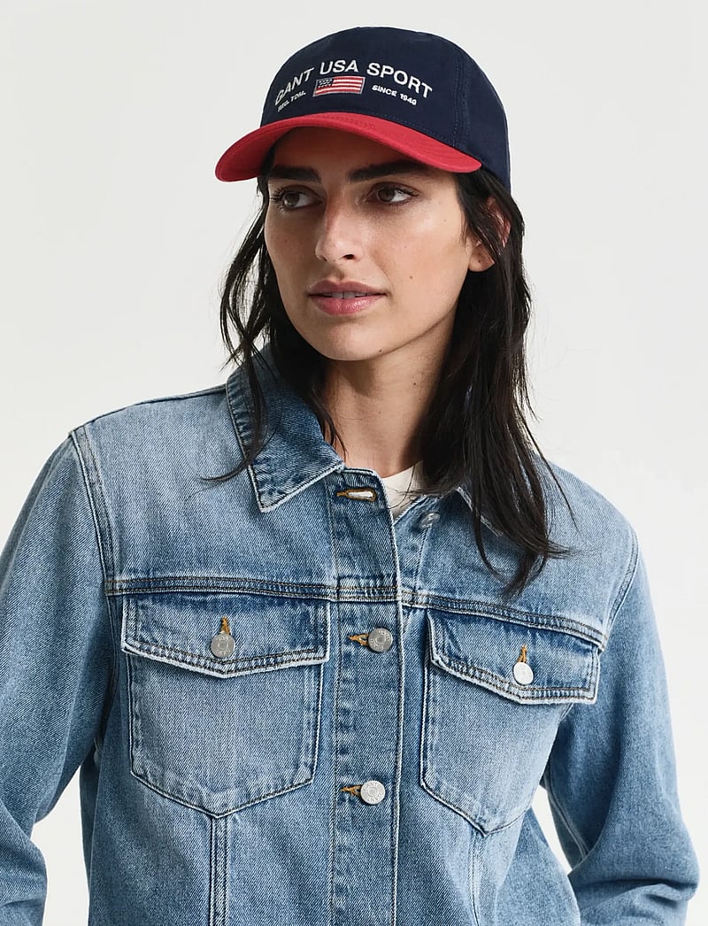 GANT - DENIM JACKET - frühlingsjacken - mid blue broken in - 4