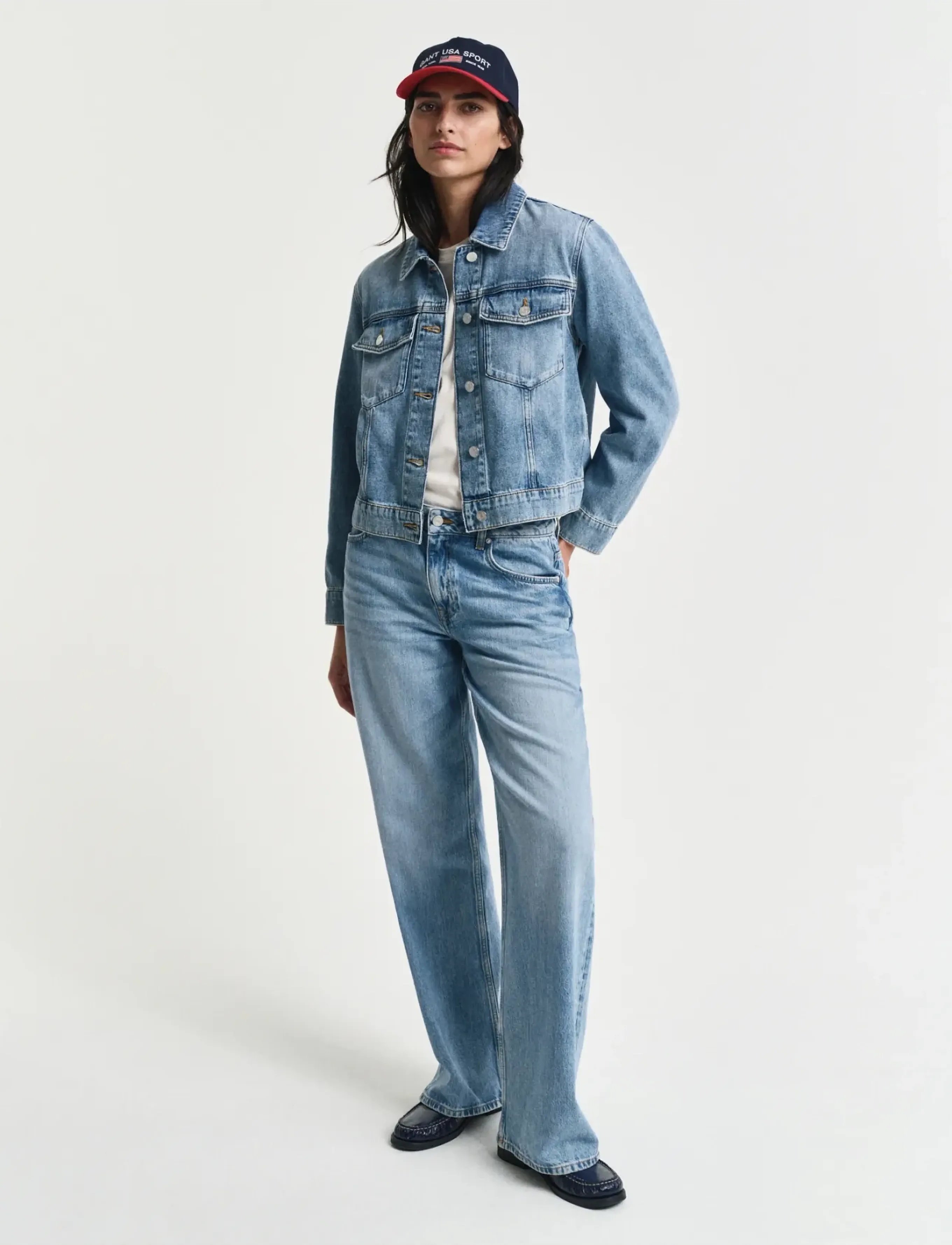 Gant - DENIM JACKET - mid blue broken in - 5