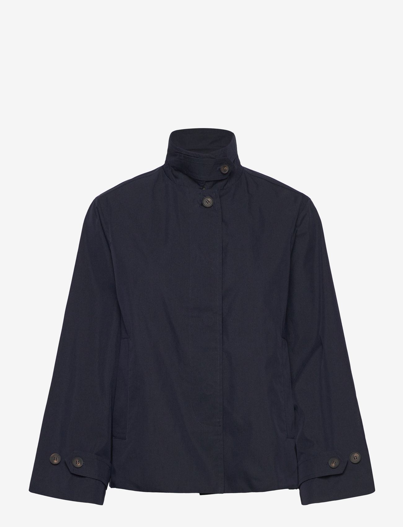 GANT - SHORT COTTON CAR COAT - fall jackets - evening blue - 1