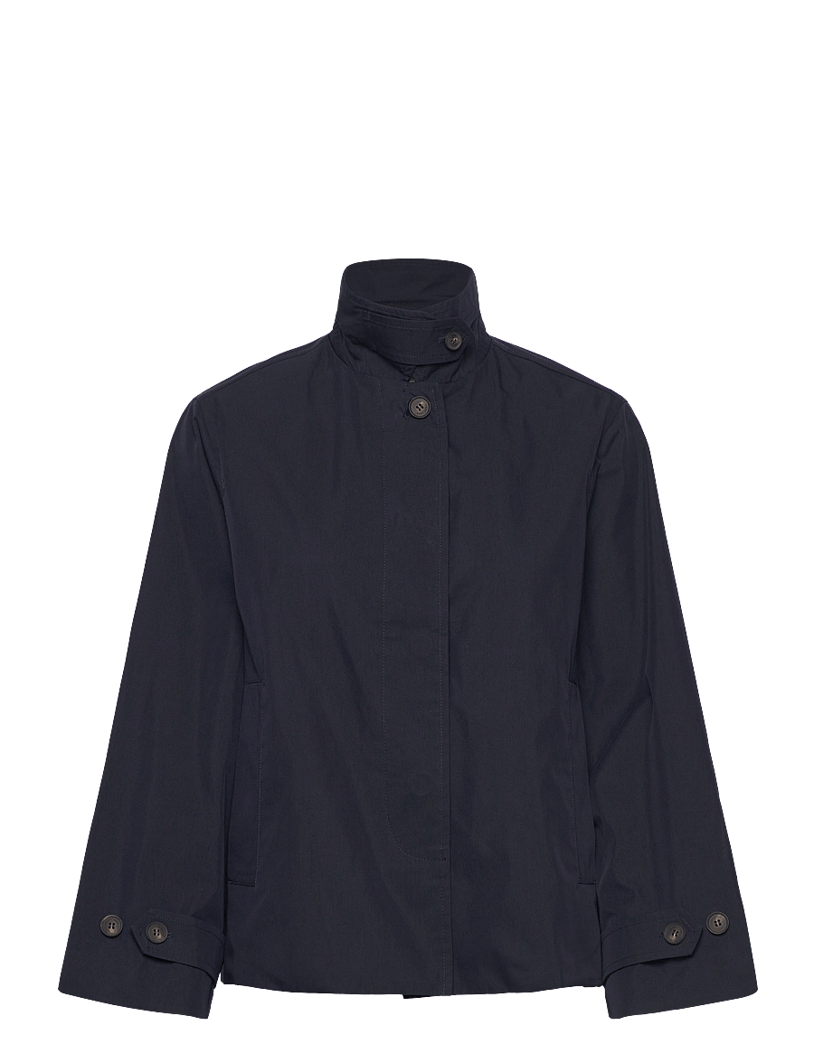 Gant - SHORT COTTON CAR COAT - frühlingsjacken - evening blue - 1