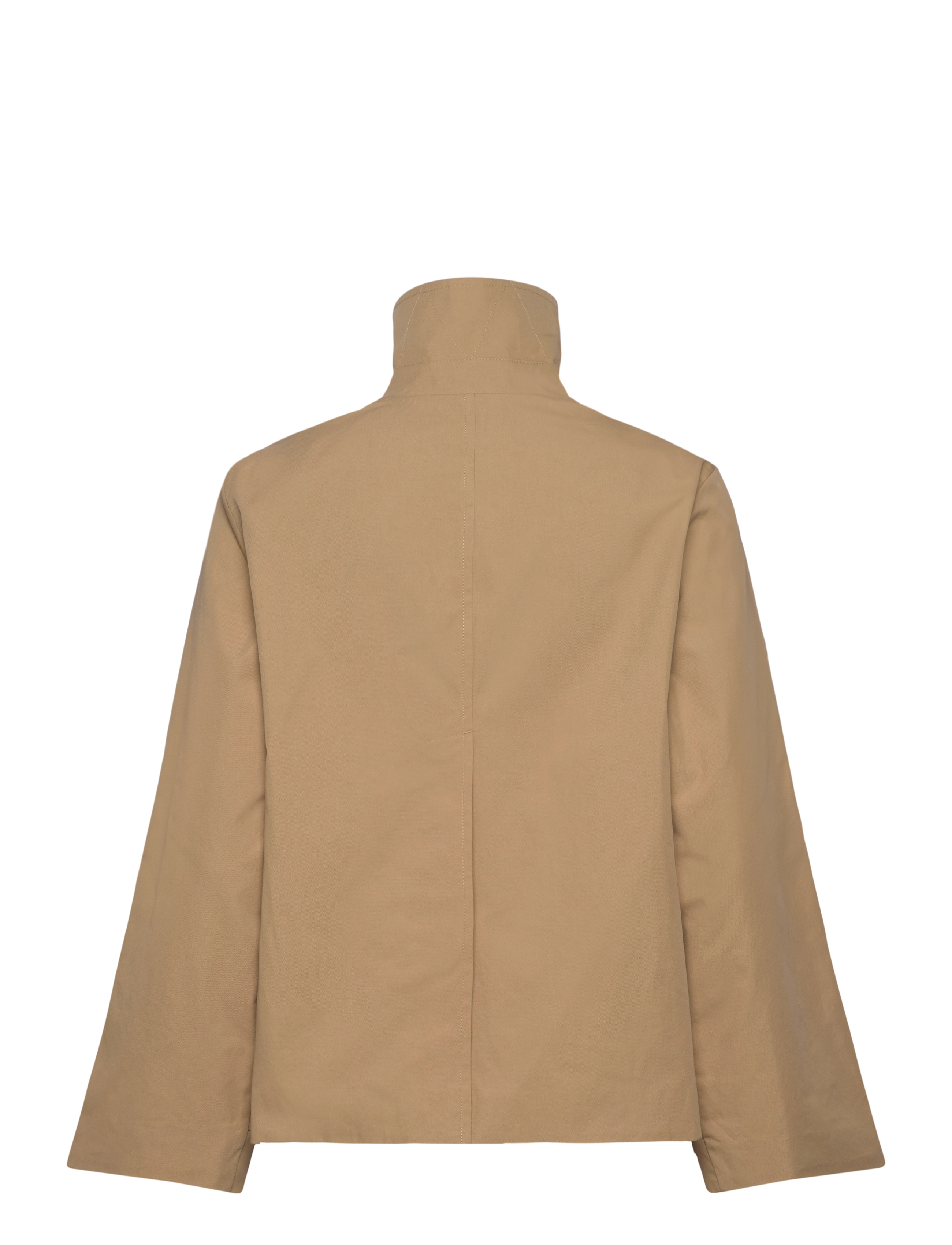 Gant - SHORT COTTON CAR COAT - forårsjakker - oak beige - 2