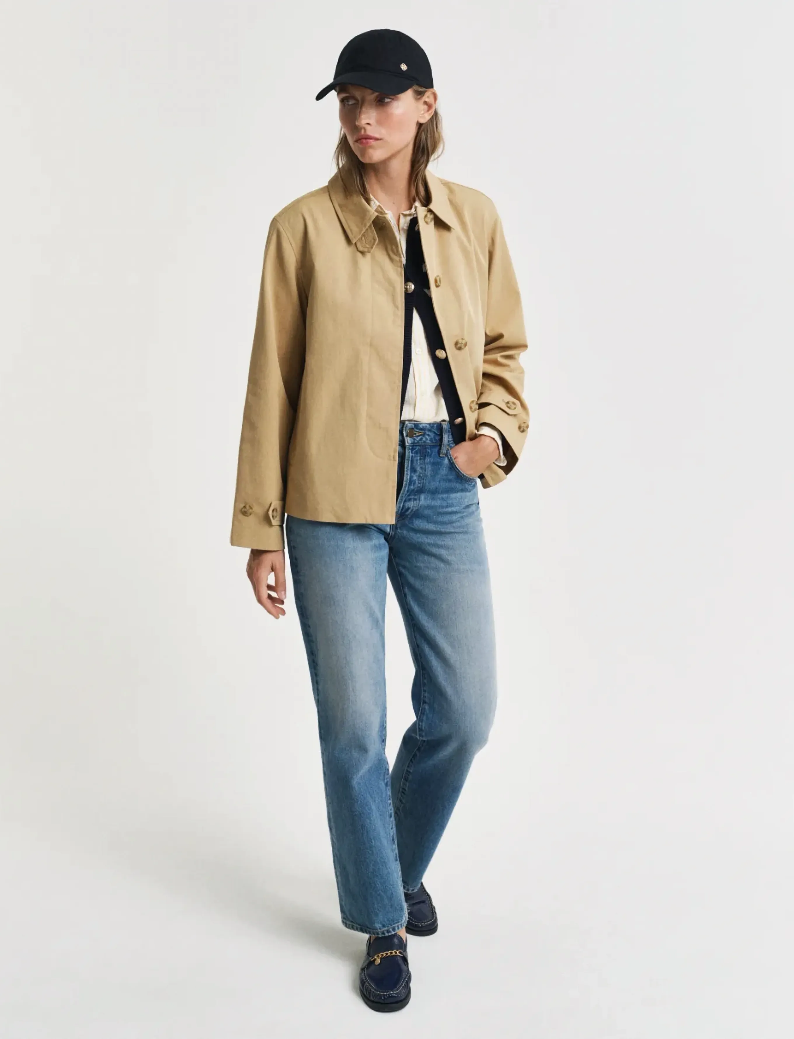Short Cotton Car Coat 4