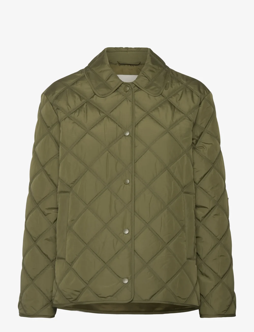 GANT - QUILTED JACKET WITH COLLAR - quiltade jackor - moss green - 1
