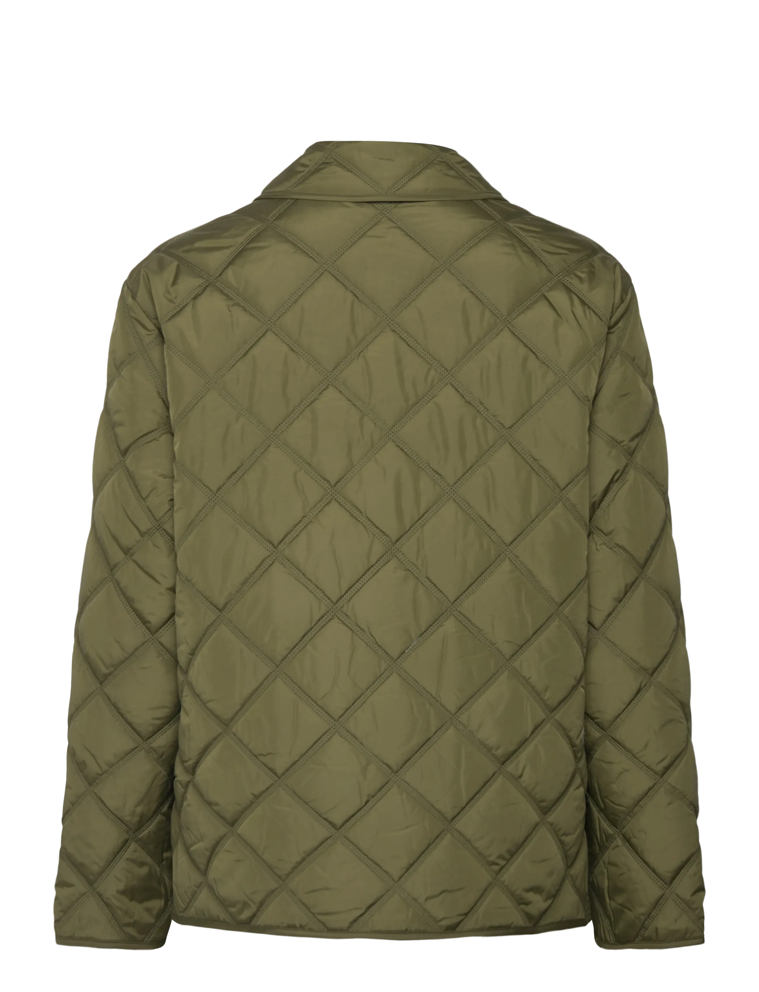 Gant - QUILTED JACKET WITH COLLAR - frühlingsjacken - moss green - 2