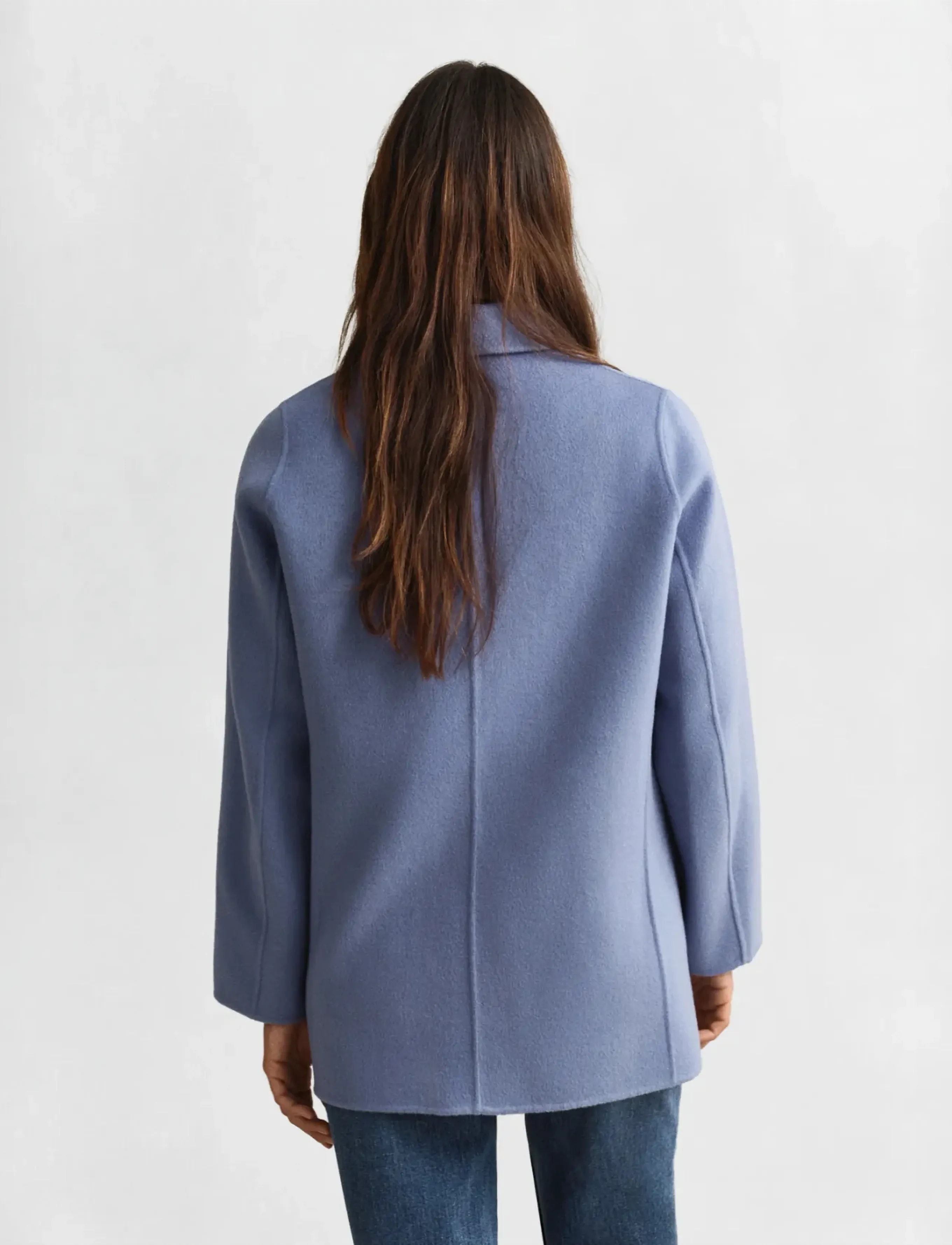 Gant - Handstitched Peacoat - ulljackor - faded denim - 2
