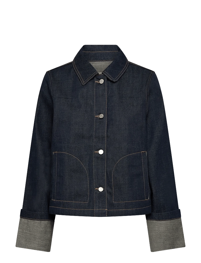 GANT - DENIM JACKET - jeansjacken - mid blue - 1