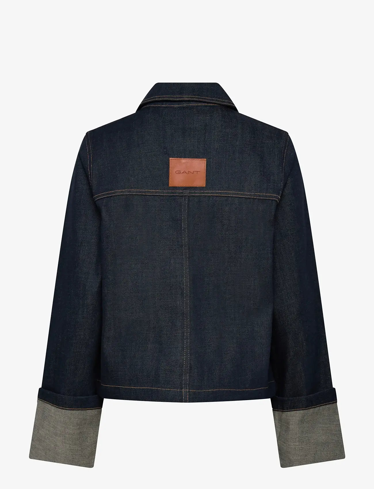 GANT - DENIM JACKET - forårsjakker - mid blue - 1