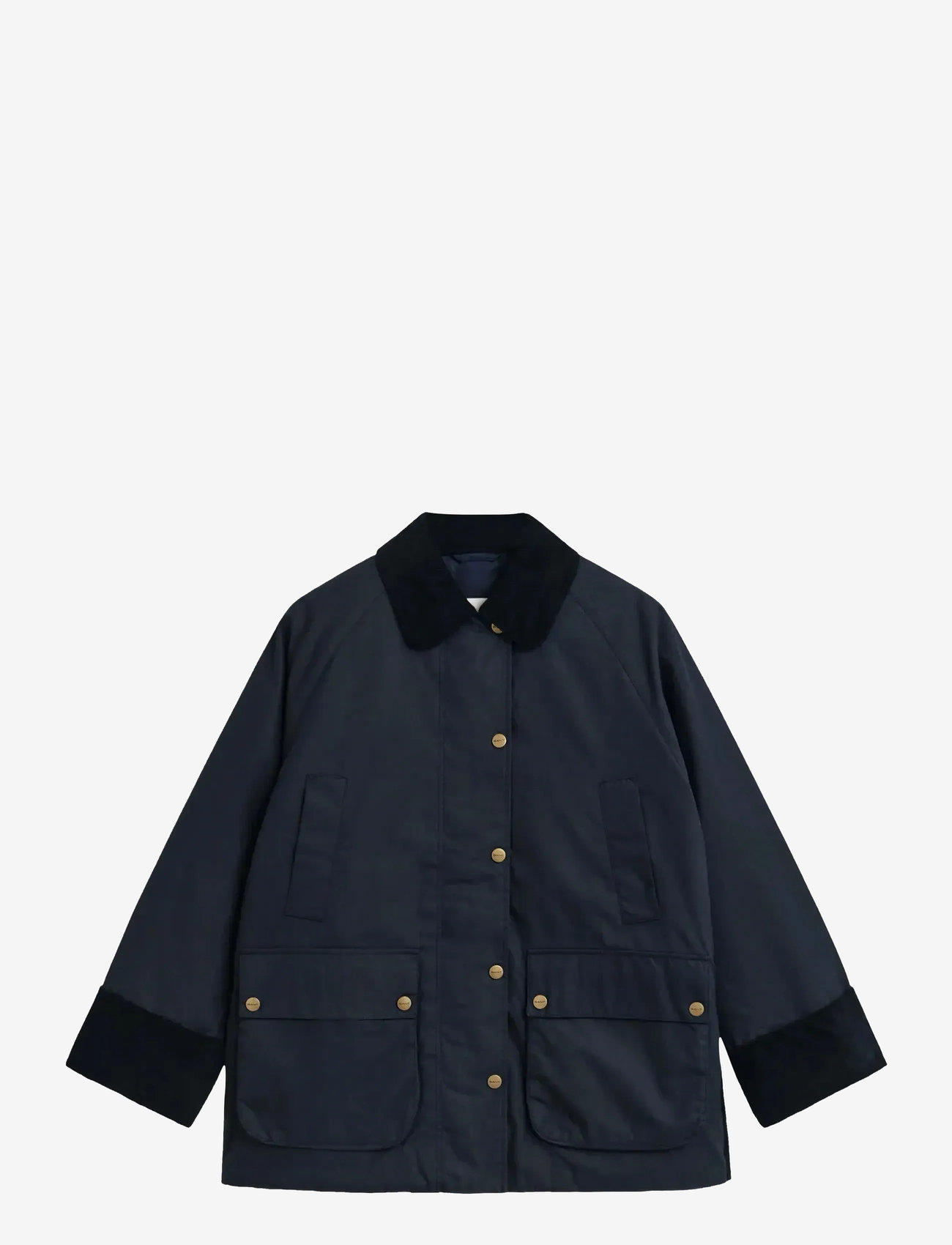 GANT - WAXED COTTON DOUBLE DECKER JACKET - utility-jakker - evening blue - 1