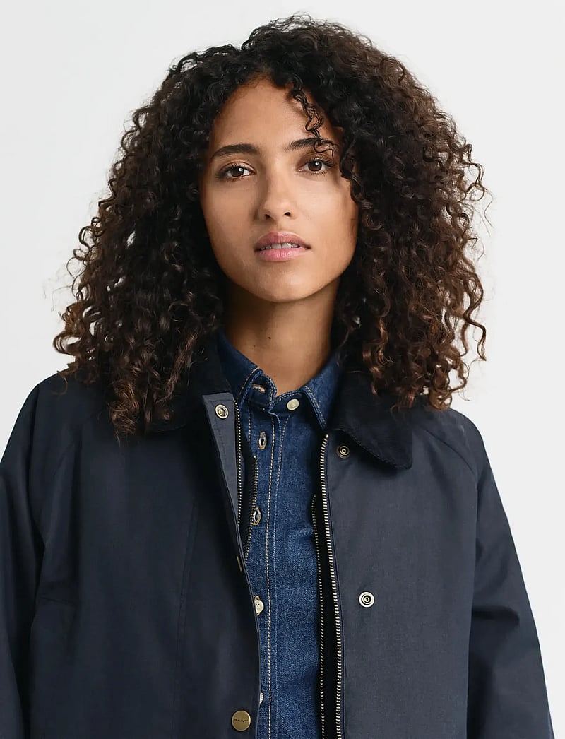 GANT - WAXED COTTON DOUBLE DECKER JACKET - utility-jakker - evening blue - 5