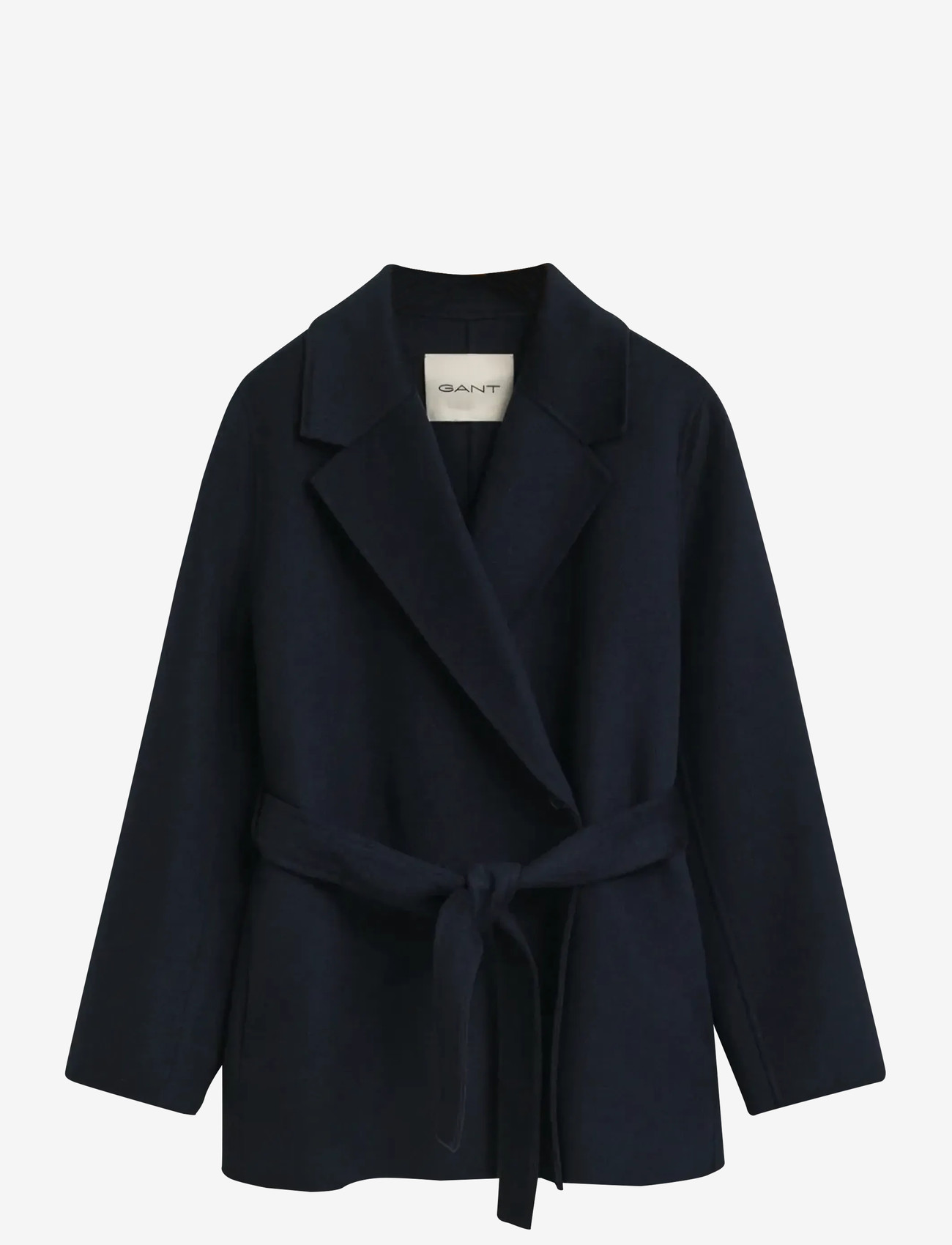 GANT - HANDSTITCHED BELTED JACKET - evening blue - 0