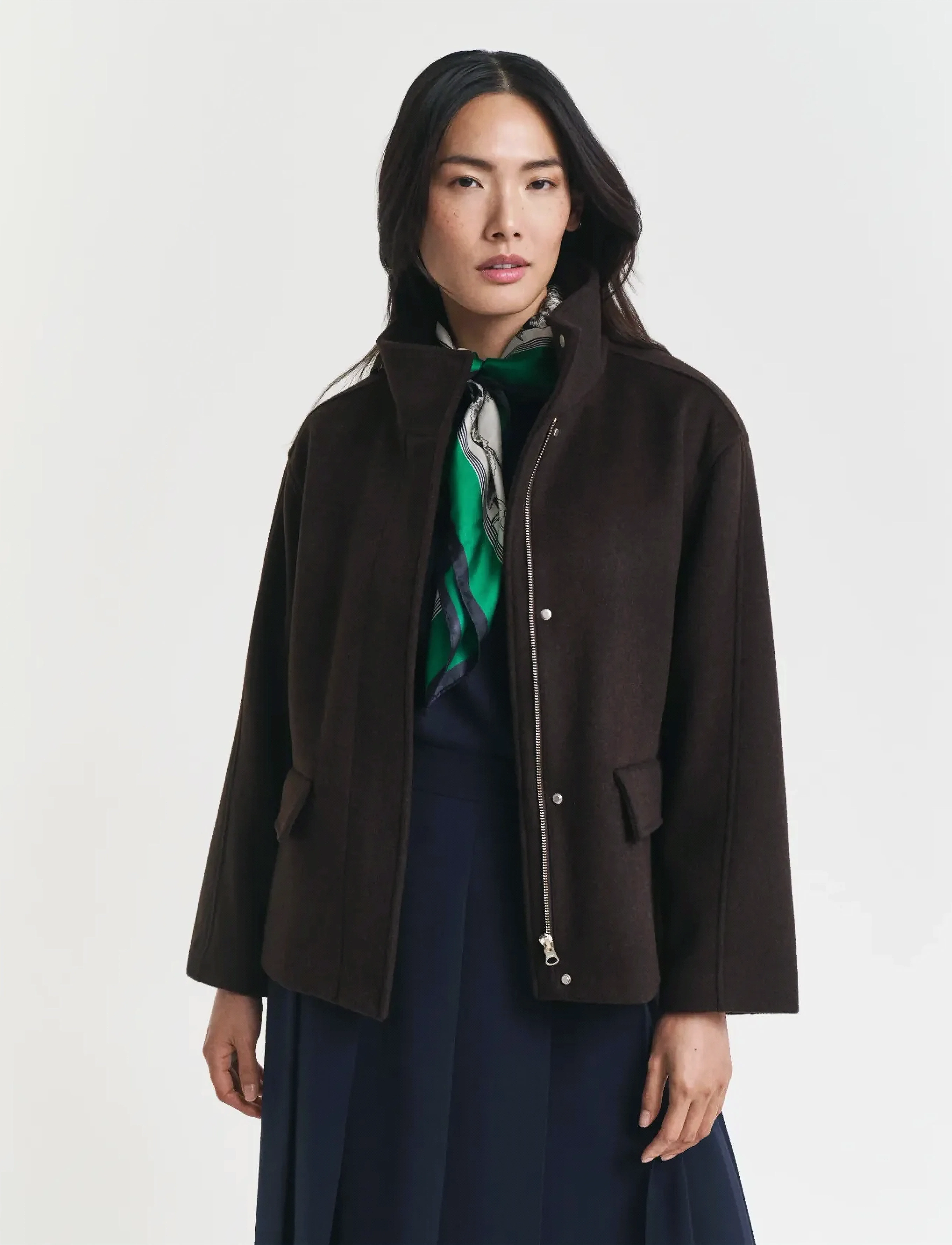Gant Short Wool Jacket With Zip jackor dam – bild 7