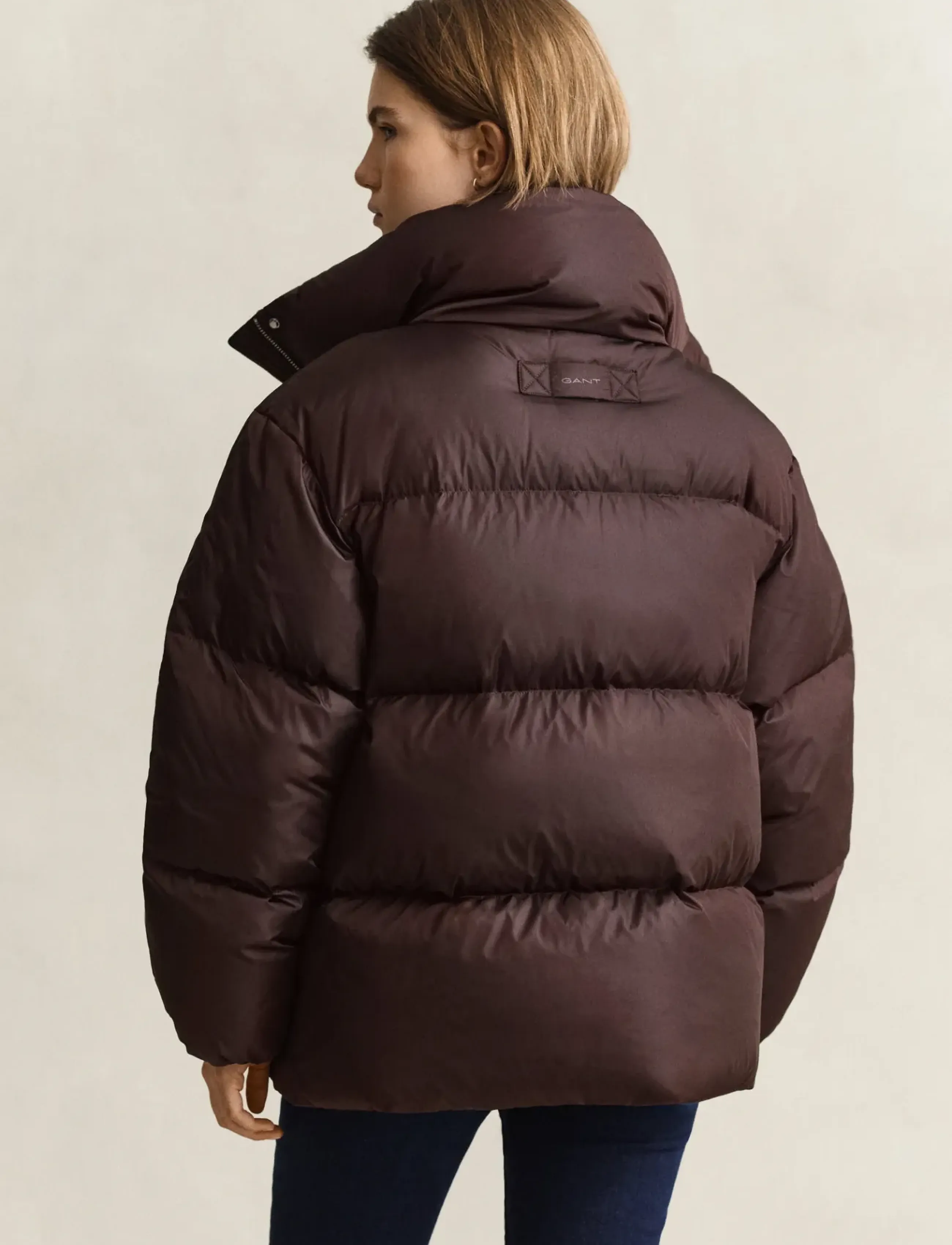 Gant - RELAXED DOWN JACKET - deep brown - 2