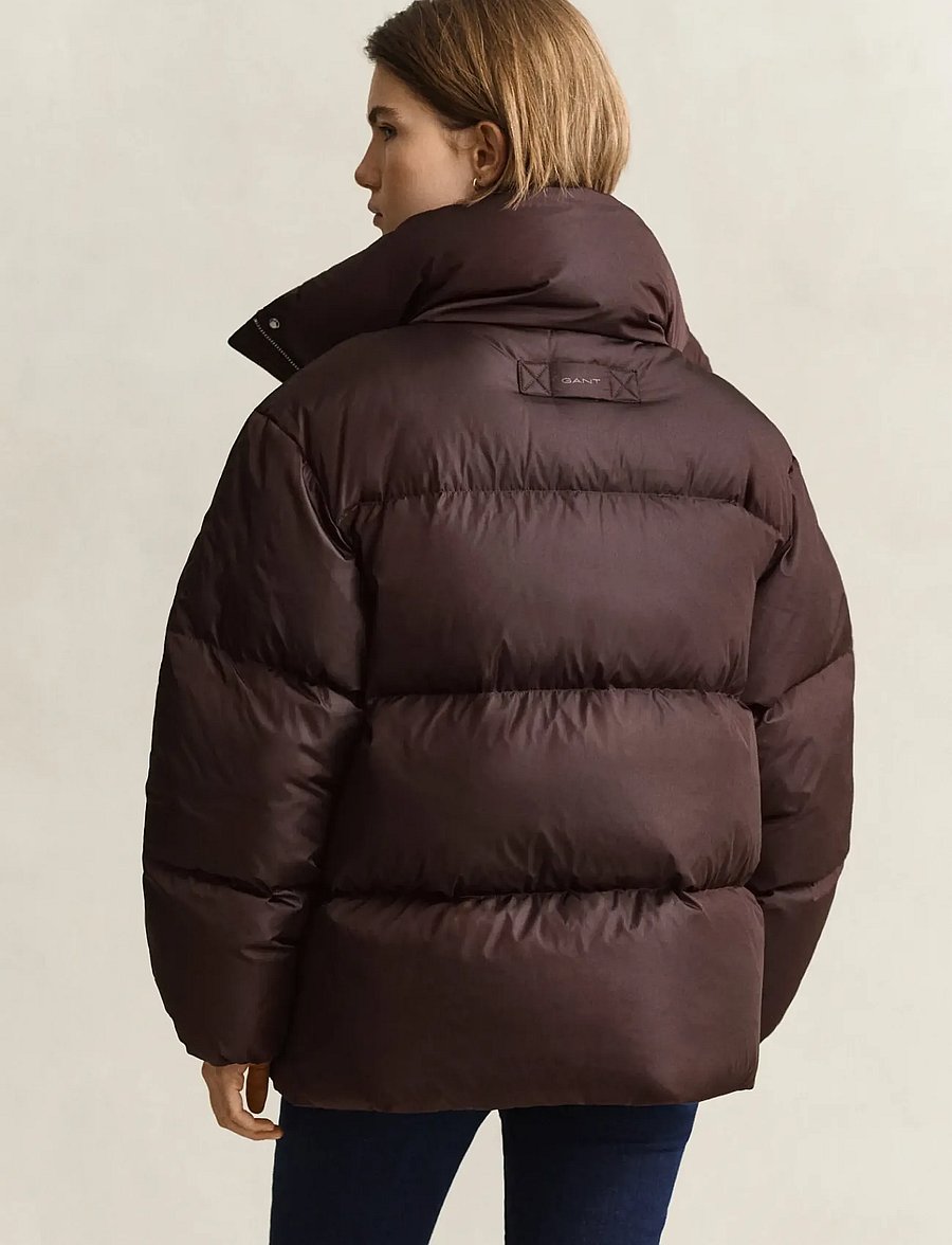 Gant - RELAXED DOWN JACKET - vinterjackor - deep brown - 2