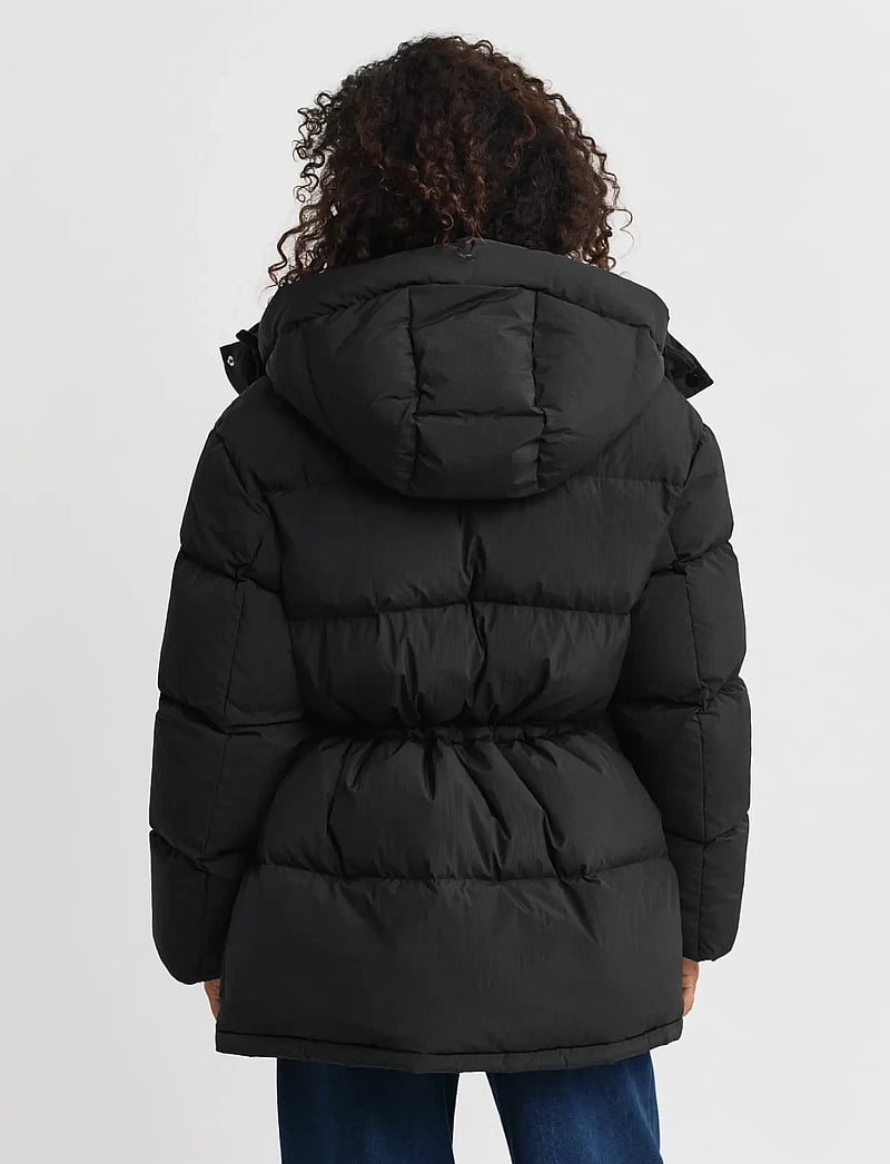 GANT - MID LENGTH DOWN JACKET - dunjakker - black - 2