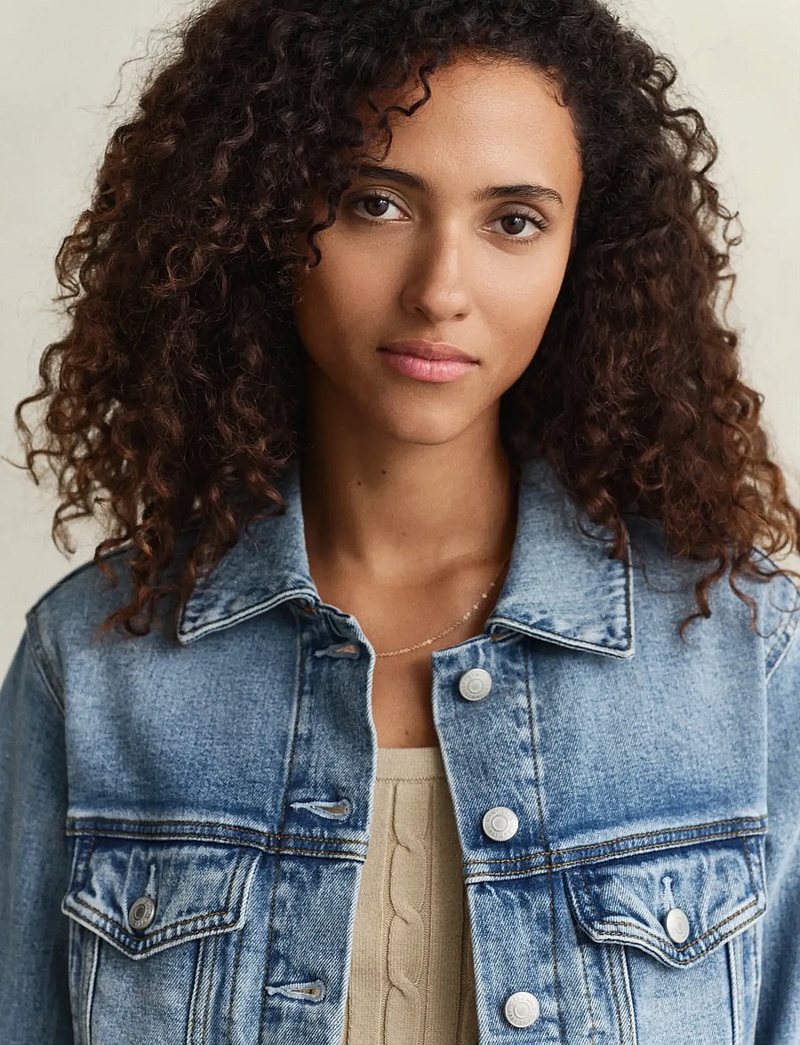Gant - DENIM TRUCKER JACKET - semi light blue broken in - 3