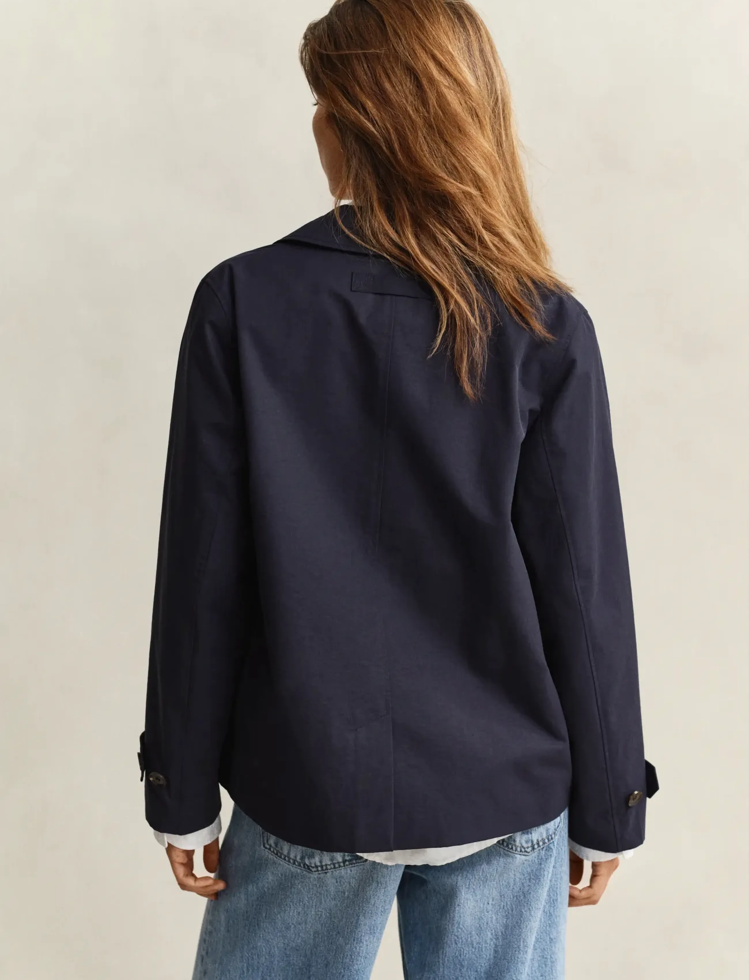 Gant - Short Car Coat - trenchcoats - evening blue - 2