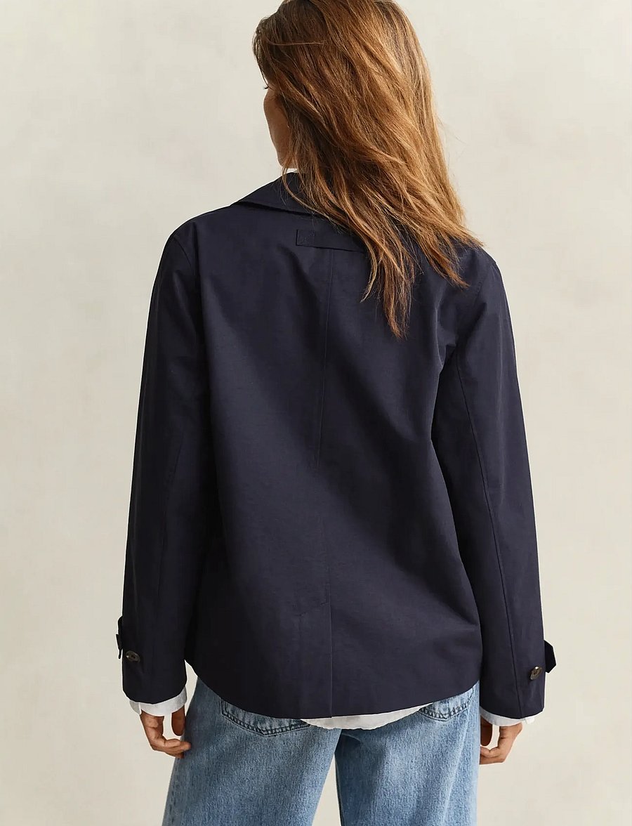 Gant - Short Car Coat - trenchcoats - evening blue - 2