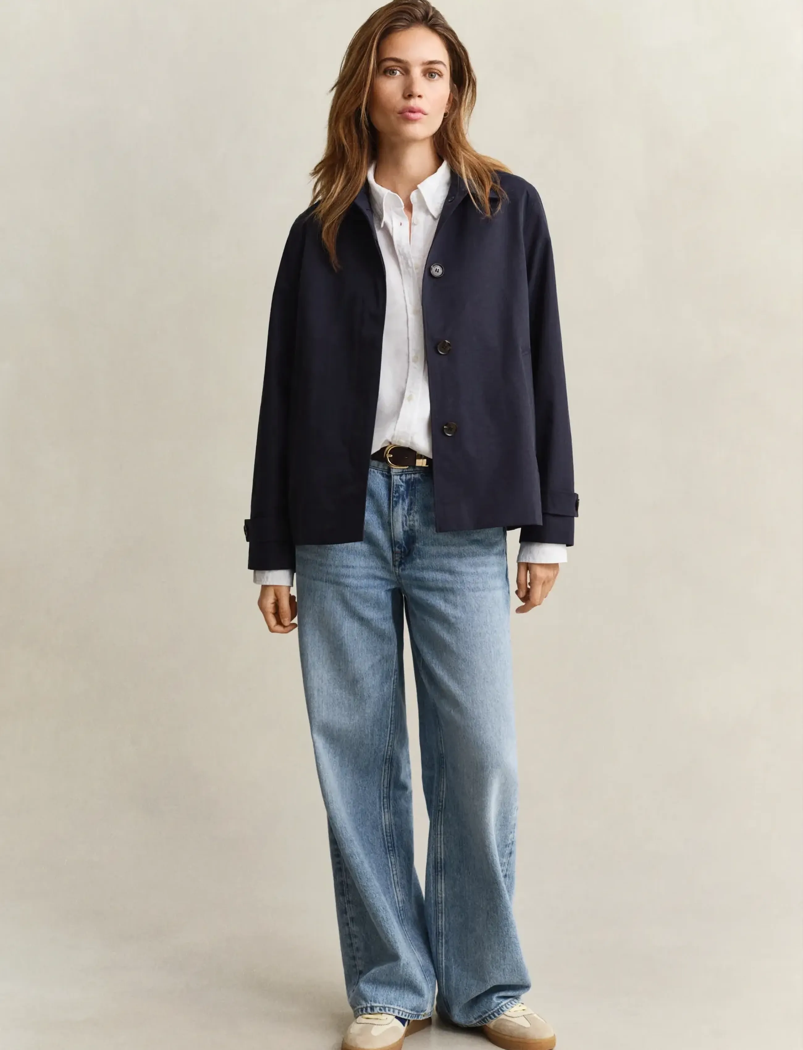 Gant - Short Car Coat - trenchcoats - evening blue - 4