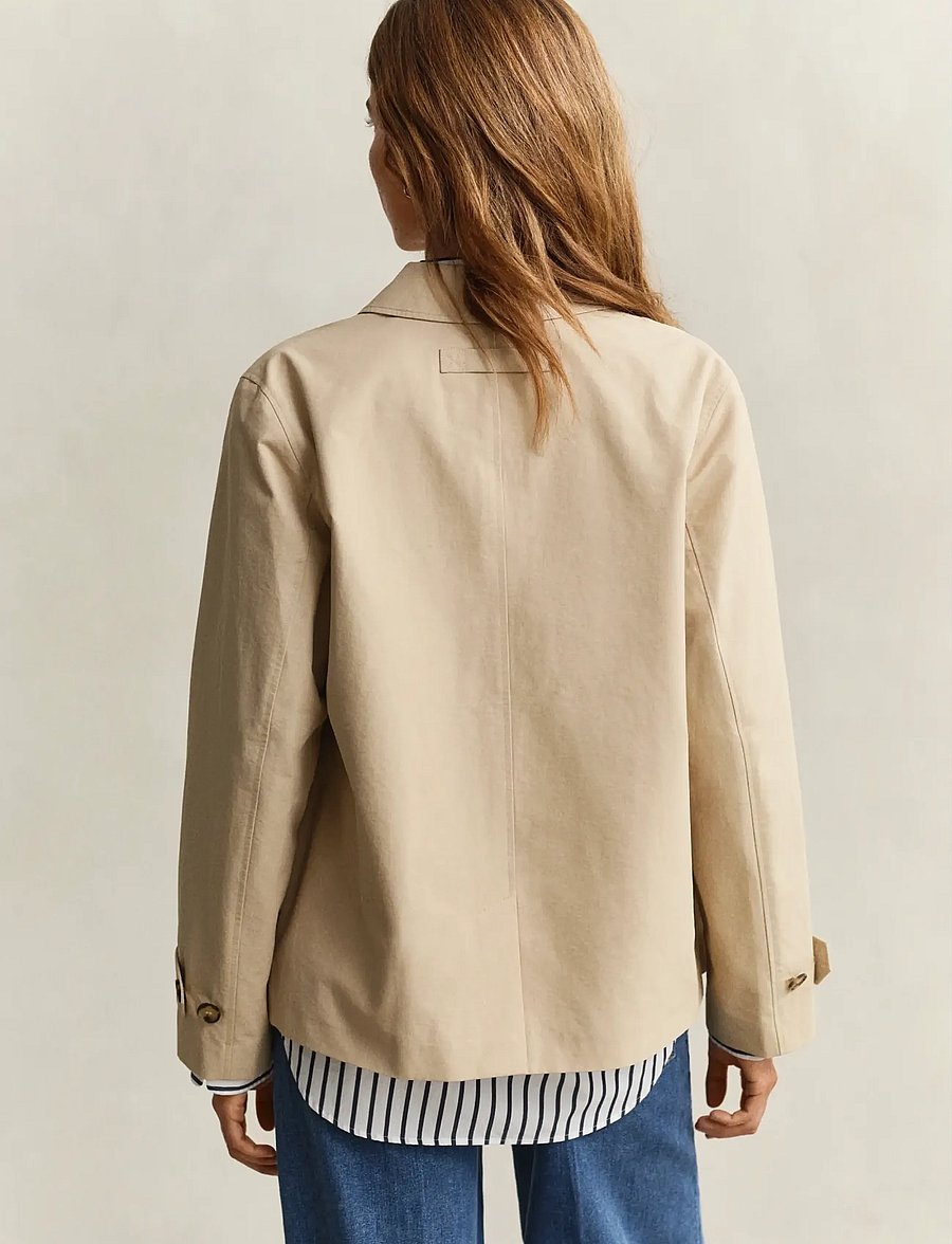 Gant - Short Car Coat - trenchcoats - oat beige - 2