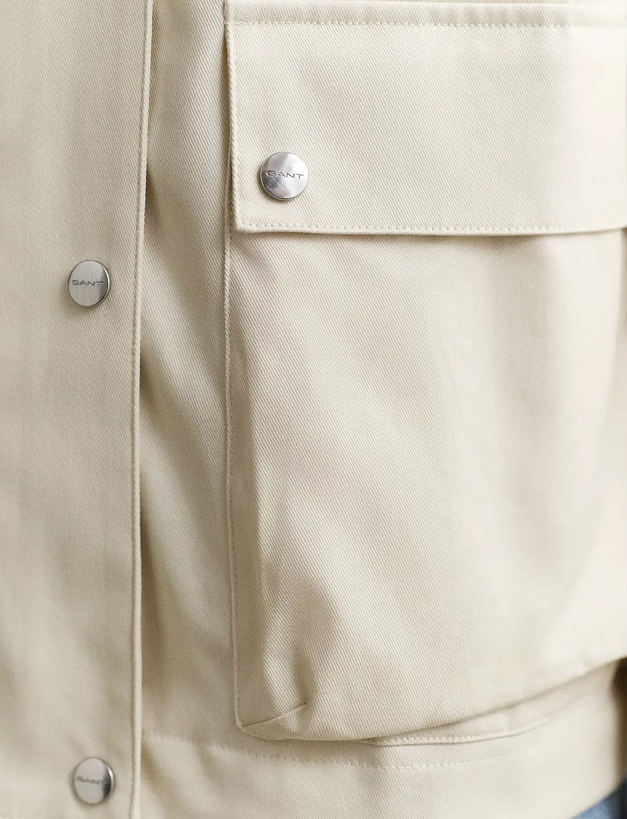 Gant - COTTON SPRING DECKER JACKET - darba stila jakas - cream - 3