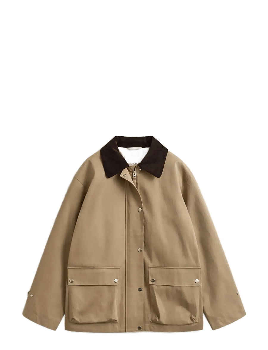 Gant - COTTON SPRING DECKER JACKET - utility jakid - dark khaki - 1
