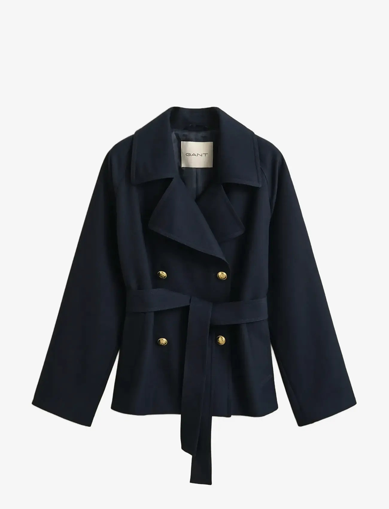 GANT - FLUID SHORT TRENCH COAT - trench coats - evening blue - 1