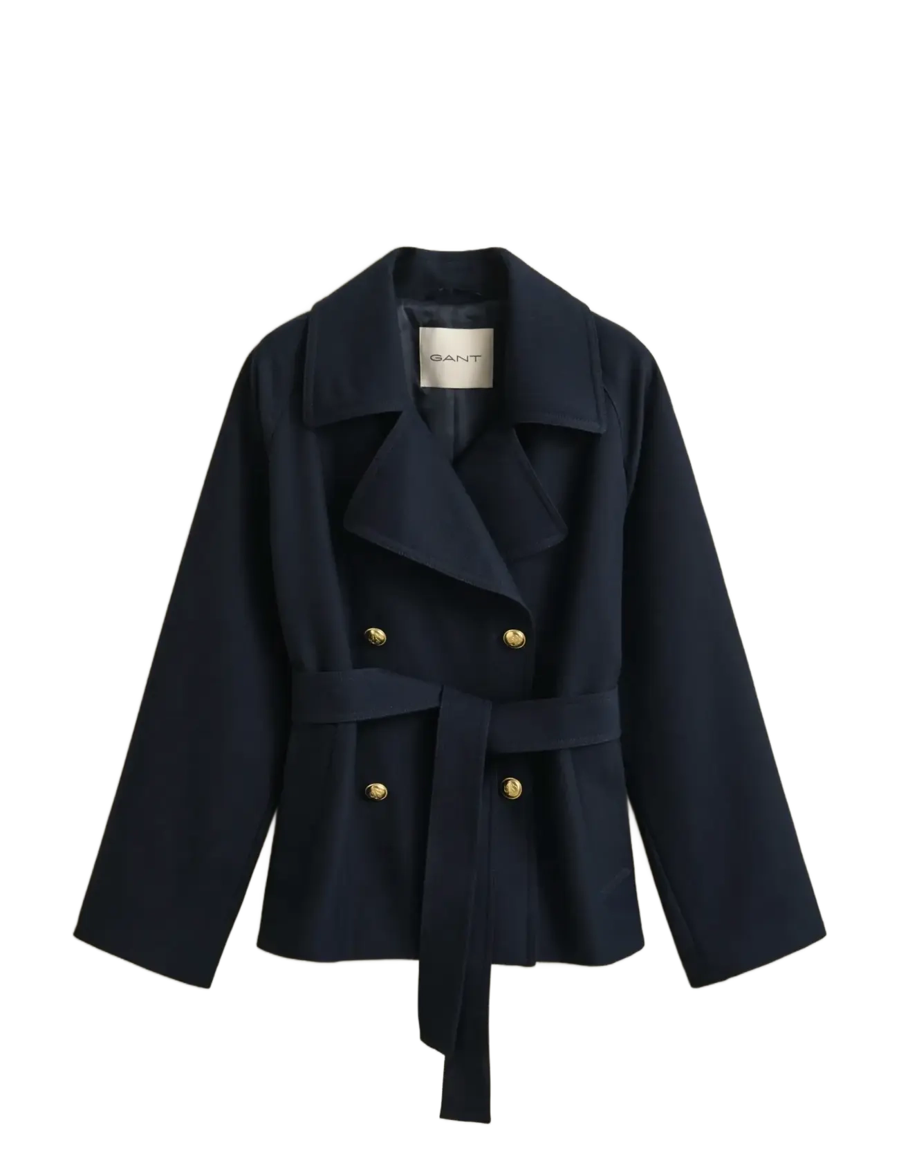 Gant - FLUID SHORT TRENCH COAT - evening blue - 1