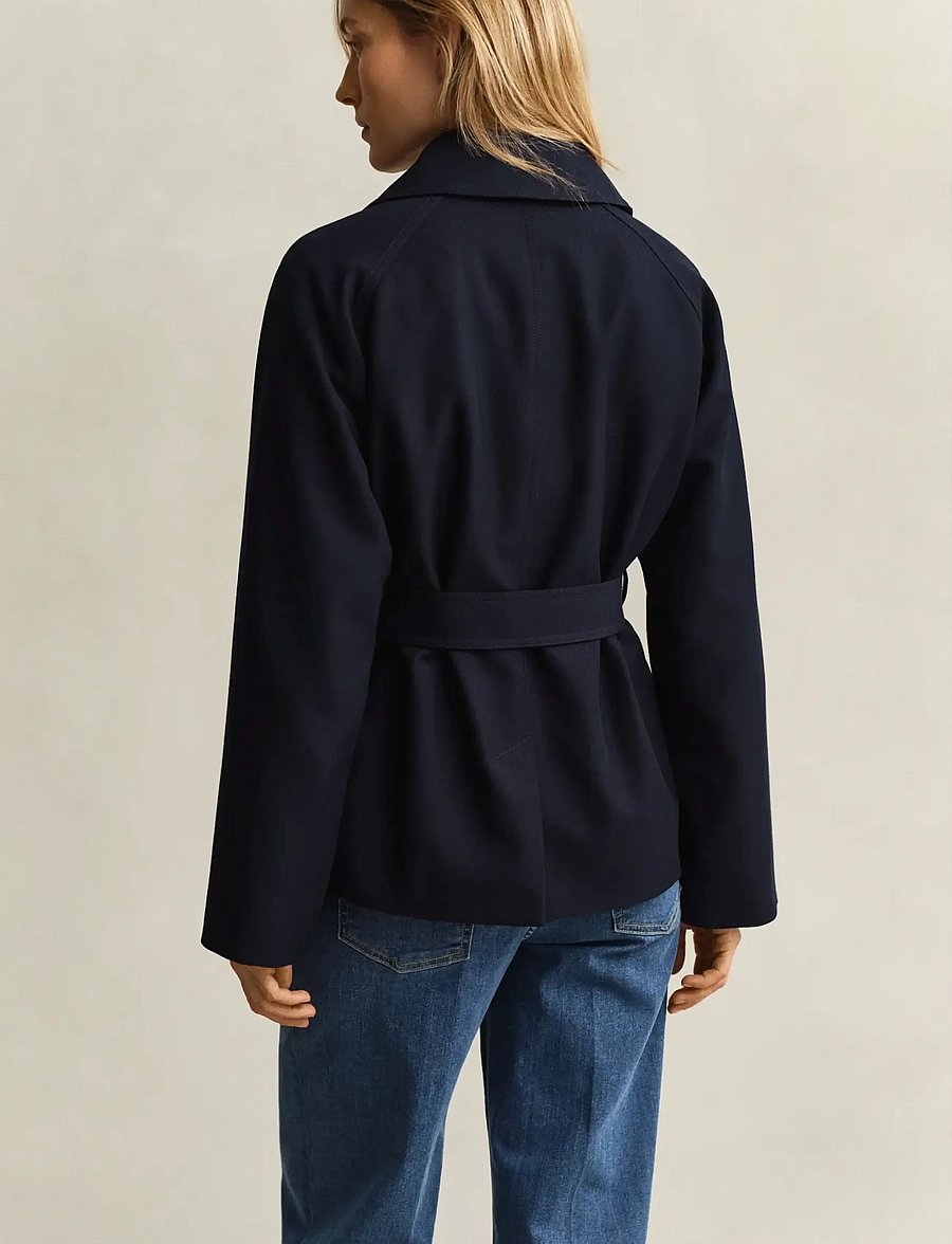 Gant - FLUID SHORT TRENCH COAT - evening blue - 2