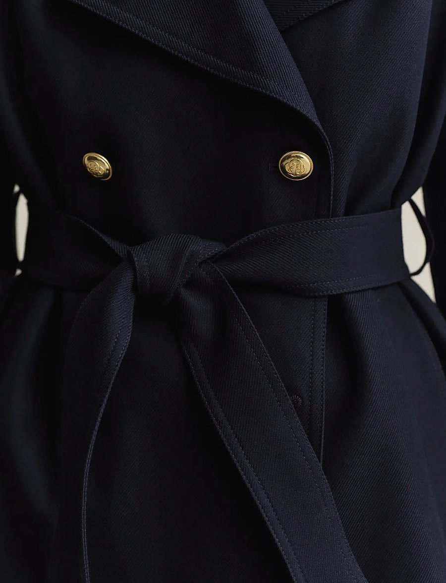 Gant - FLUID SHORT TRENCH COAT - evening blue - 3