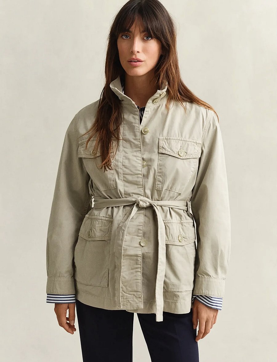 Gant - BELTED FIELD JACKET - utility-jacken - country beige - 0