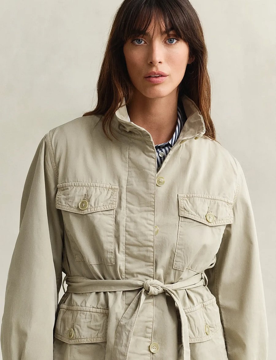 Gant - BELTED FIELD JACKET - utility-jacken - country beige - 3