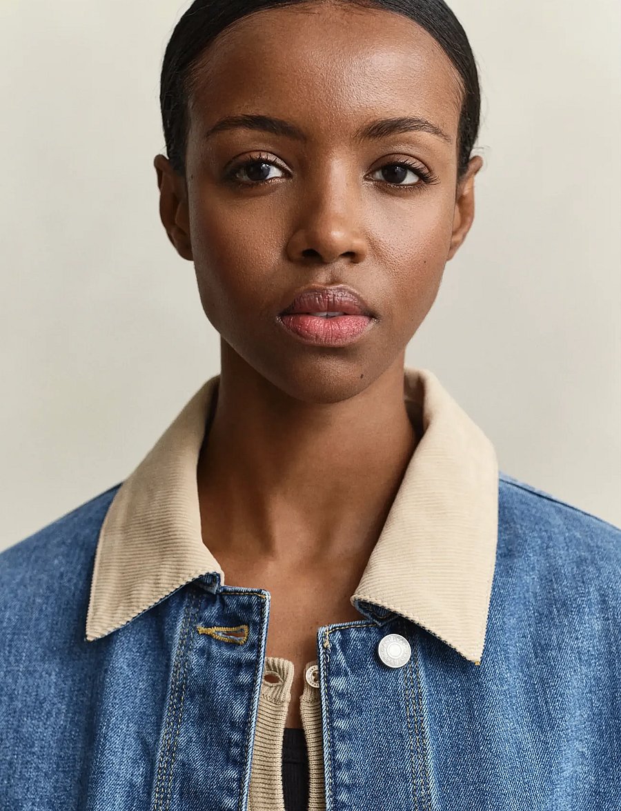 Gant - DENIM SPRING DECKER JACKET - frühlingsjacken - mid blue - 3
