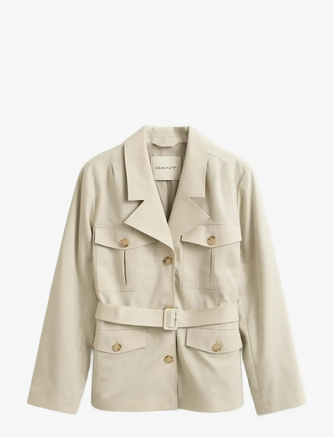 GANT - UTILITY BELTED JACKET - forårsjakker - faded beige - 1