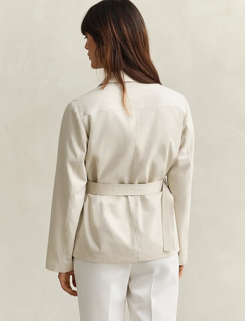 GANT - UTILITY BELTED JACKET - forårsjakker - faded beige - 2