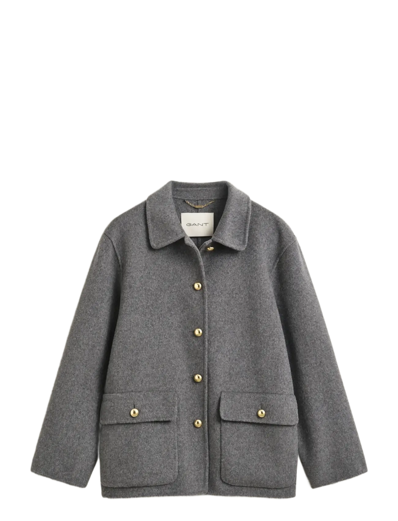 Gant HANDSTITCHED JACKET - Jacken - CHARCOAL MELANGE / grey