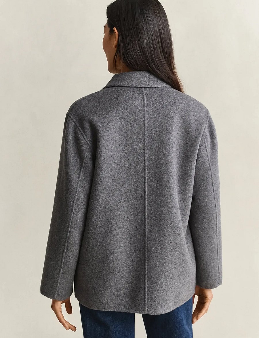 Gant - HANDSTITCHED JACKET - vestes en laine - charcoal melange - 2