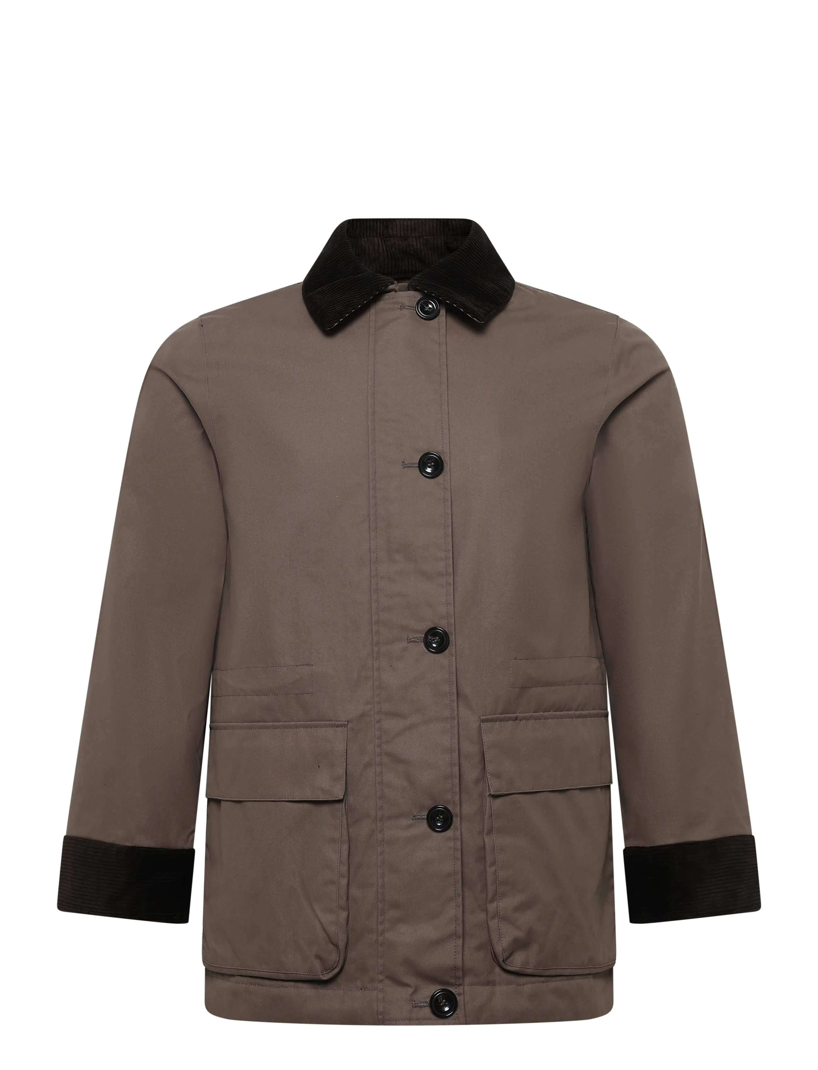 Gant WAXED BARN JACKET - Kläder - FADED TAUPE / brown