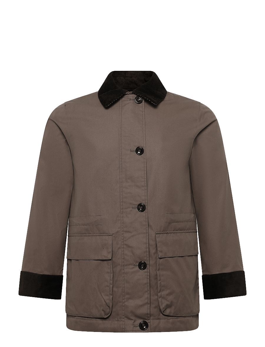 Gant - WAXED BARN JACKET - utility-jakid - faded taupe - 0