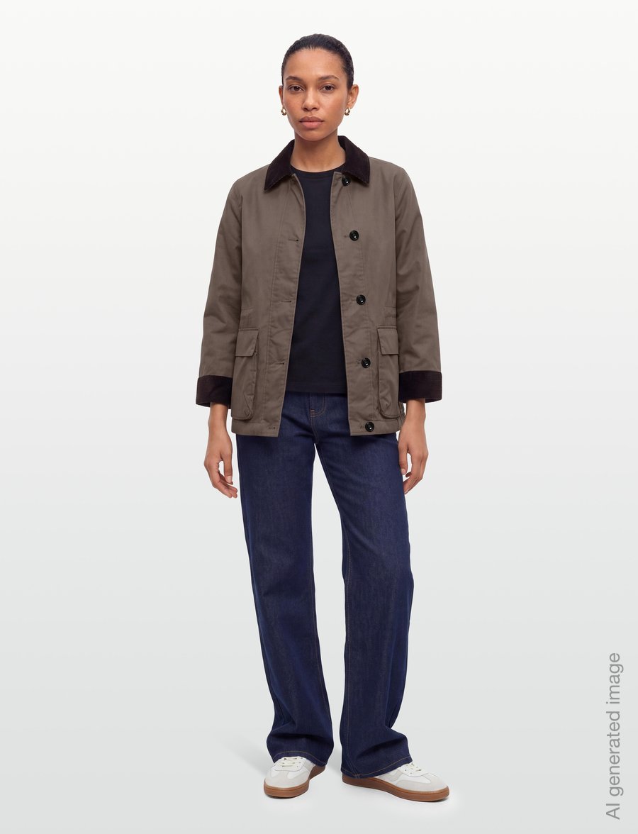 Gant - WAXED BARN JACKET - utility-jacken - faded taupe - 0