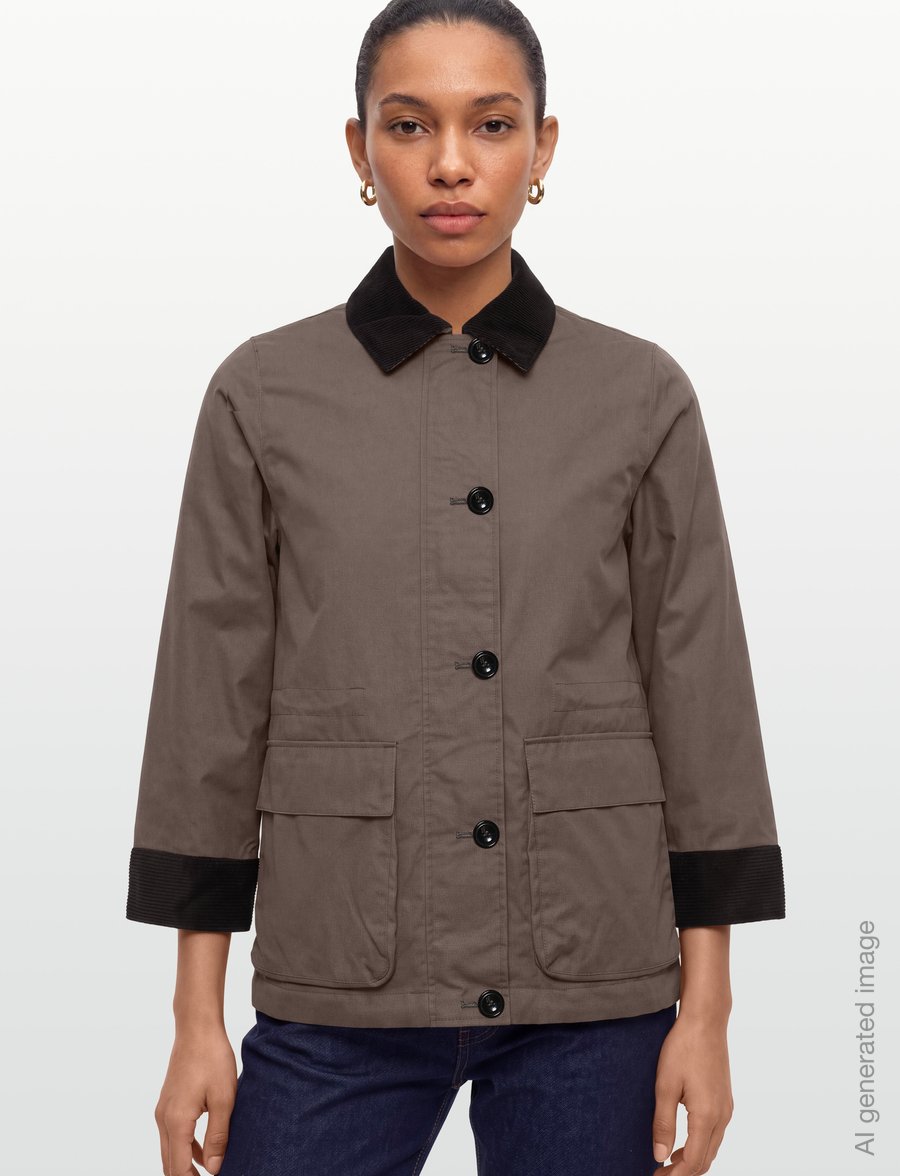 Gant - WAXED BARN JACKET - utility-jacken - faded taupe - 3
