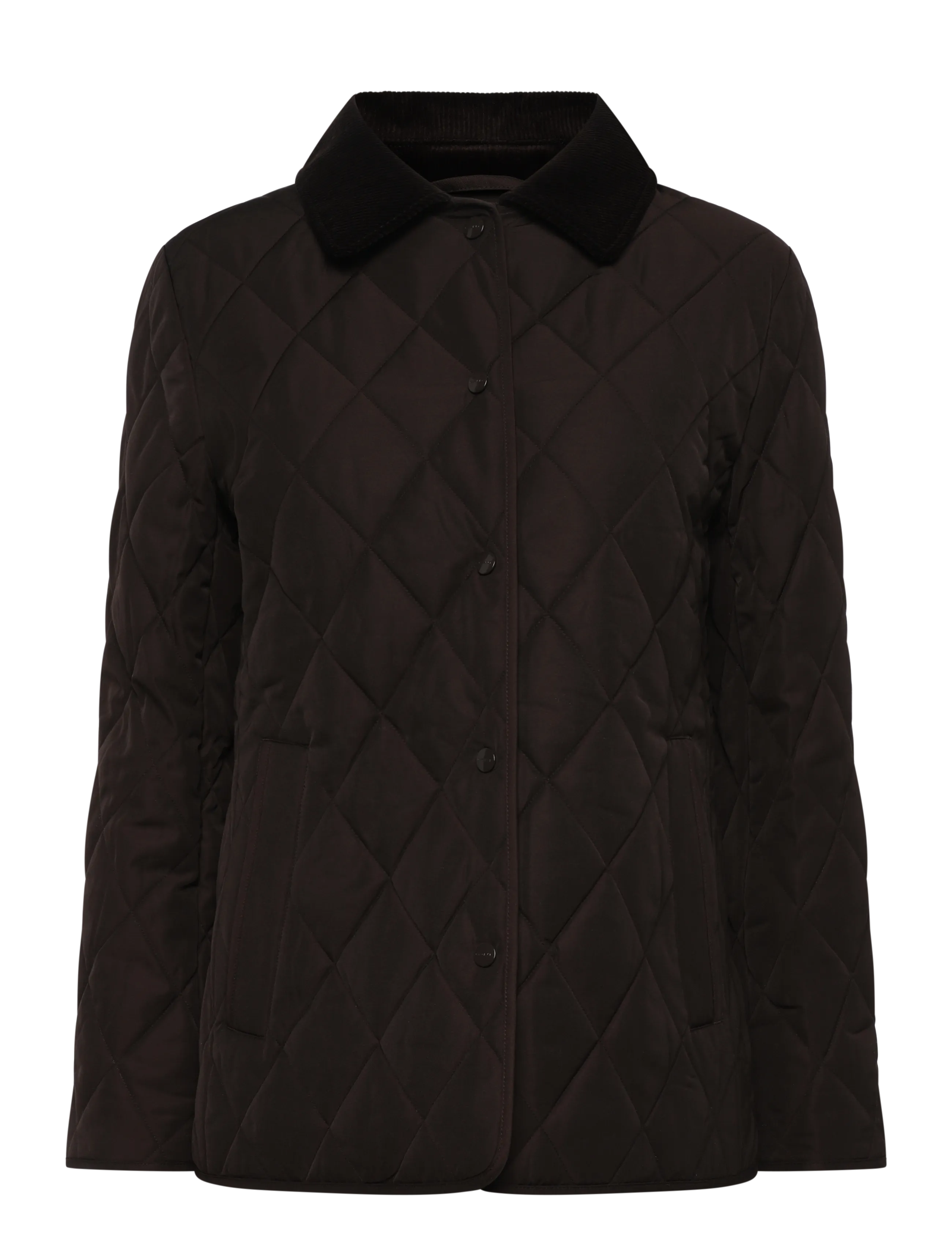 Gant - Slim Quilted Jacket - spring jackets - deep brown - 1